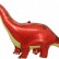 Фольгированный шар "Динозавр Диплодок" красный, зеленый