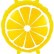 Шар фольгированный "Лимон"