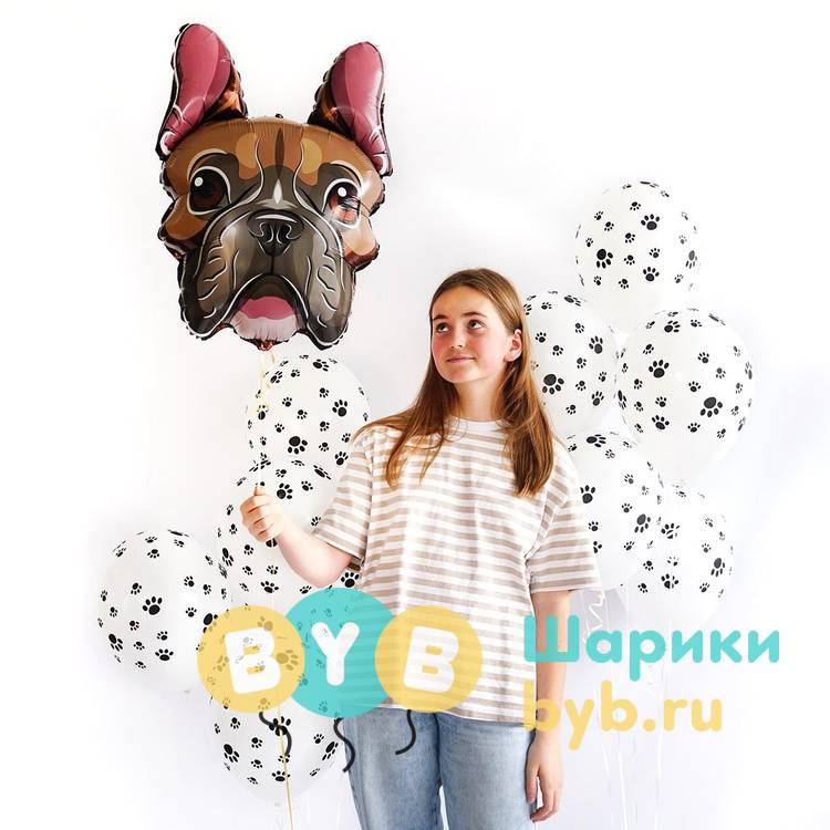 Шар-ФИГУРА "Собака бульдог"
