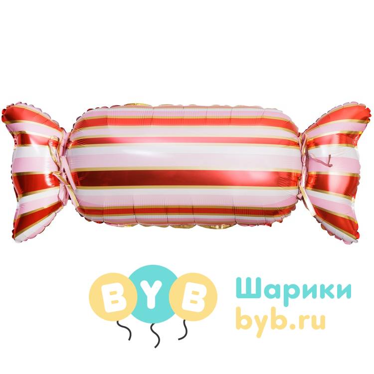 Шар-ФИГУРА "Конфета полосатая"
