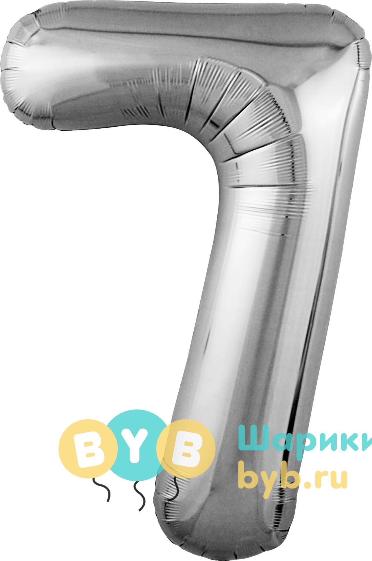 Цифра цвет серебро