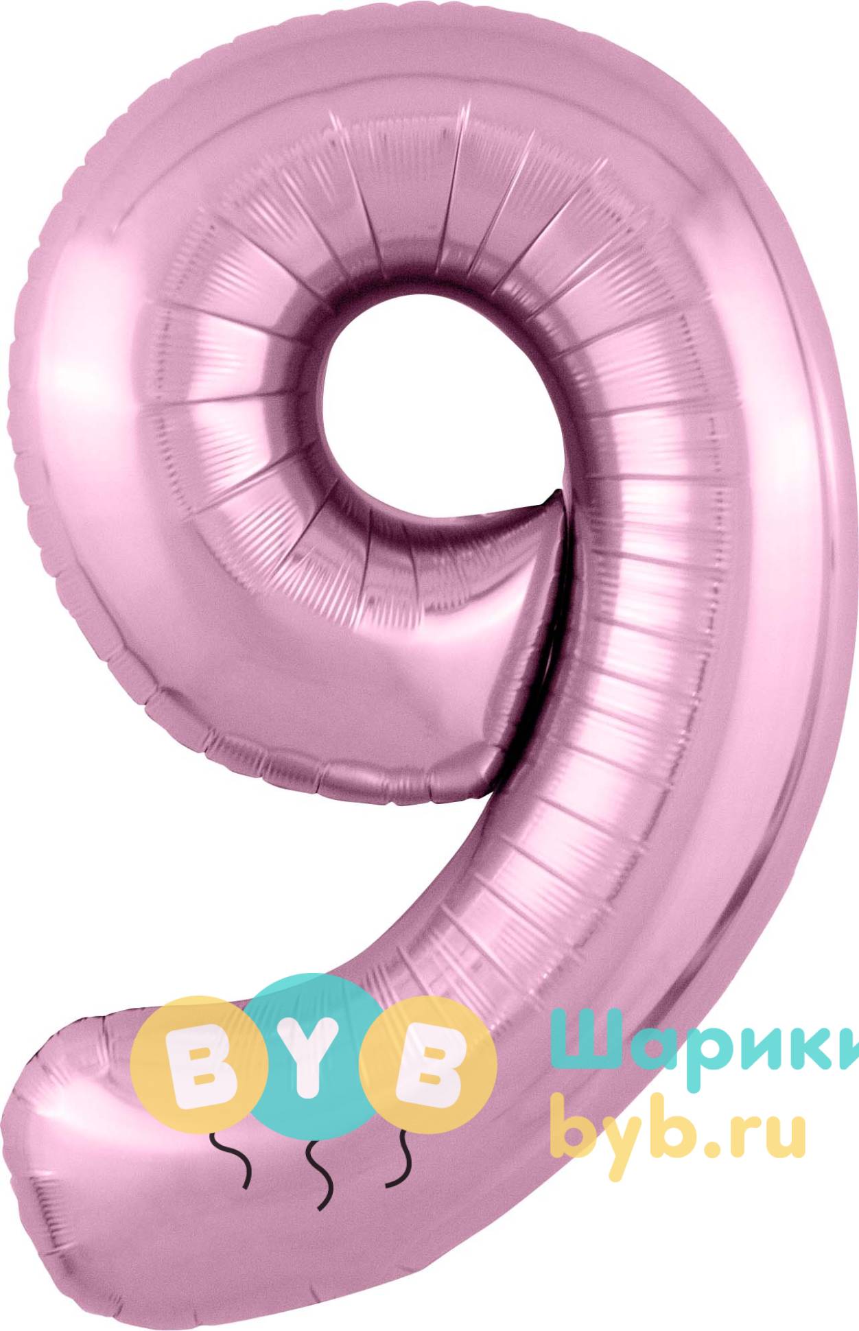 Цифра цвет розовый