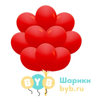 Облако шаров Пастель, Красный