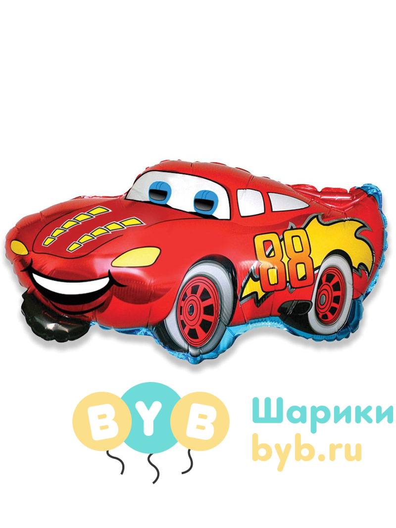 Шар фольгированный "Гоночная машина"