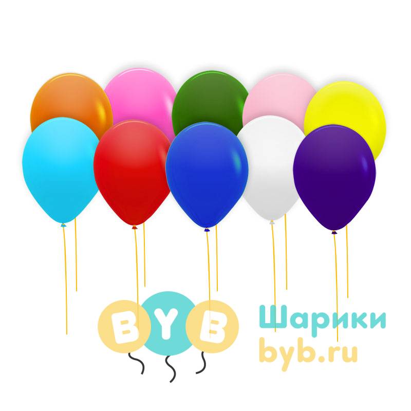 Шары под потолок ассорти (пастель)