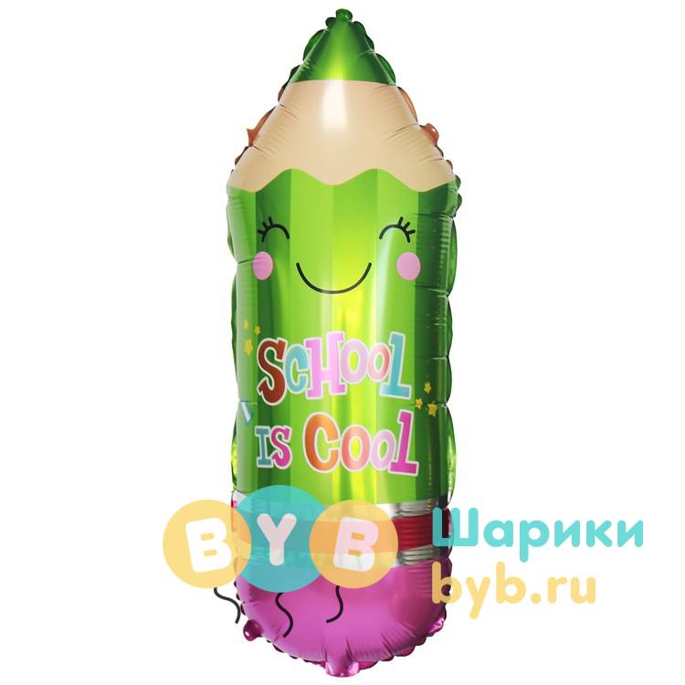Шар фольгированный "Карандаш школьный"