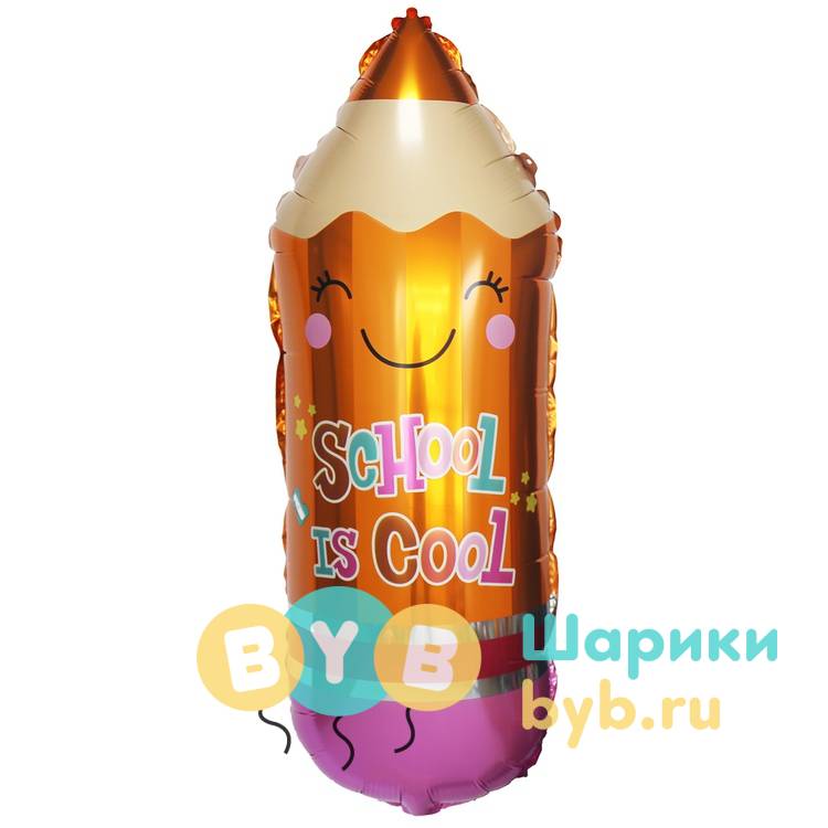 Шар фольгированный "Карандаш школьный"