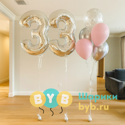 Сет шаров на 33 года
