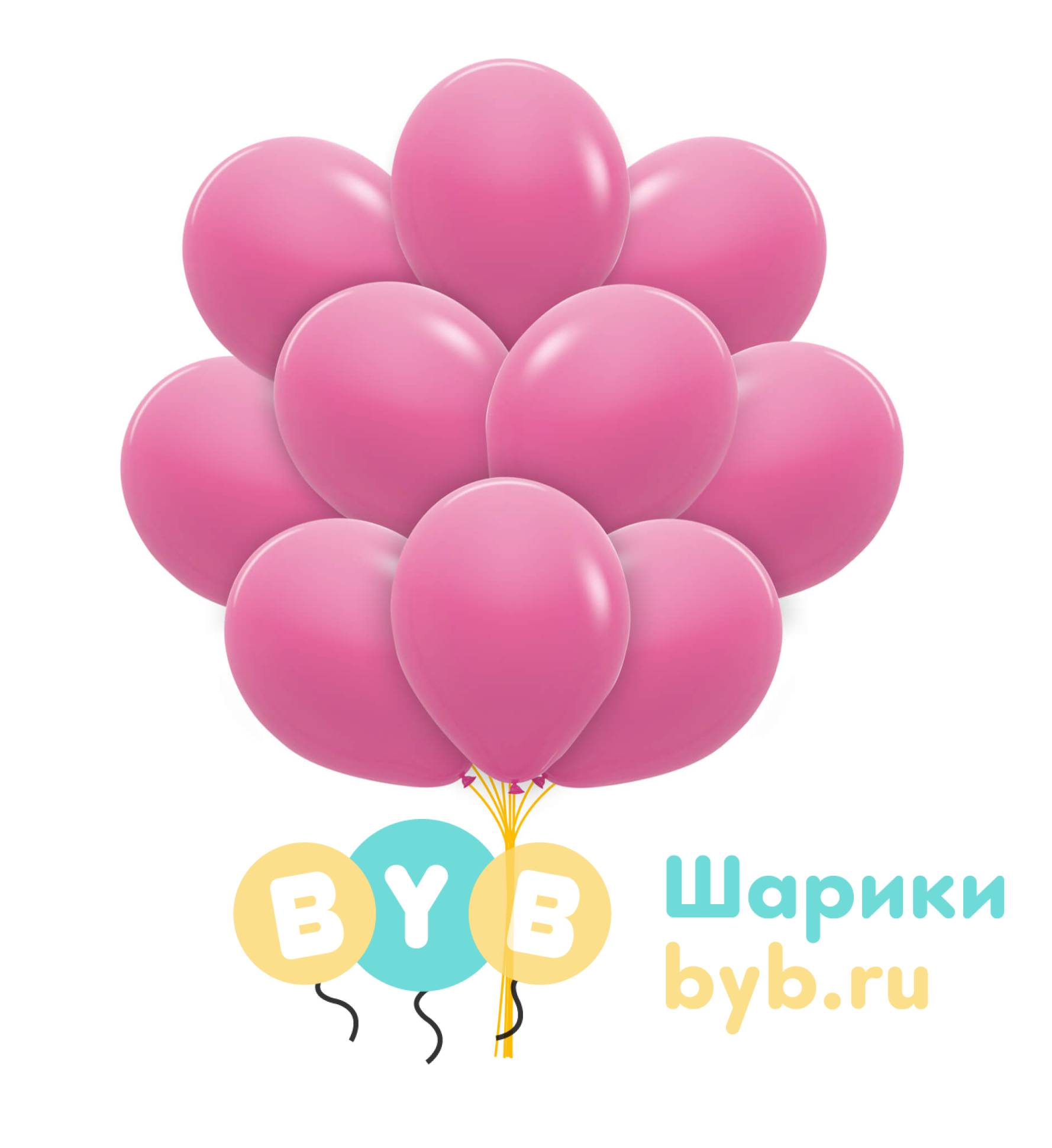 Облако шаров Пастель, Розовый