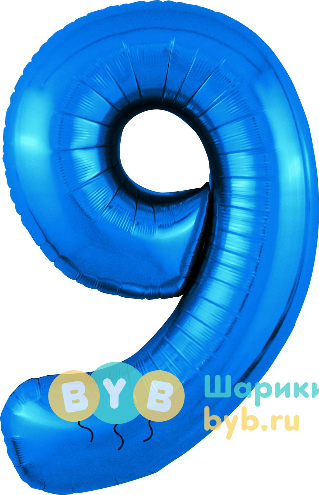 Цифра цвет синий