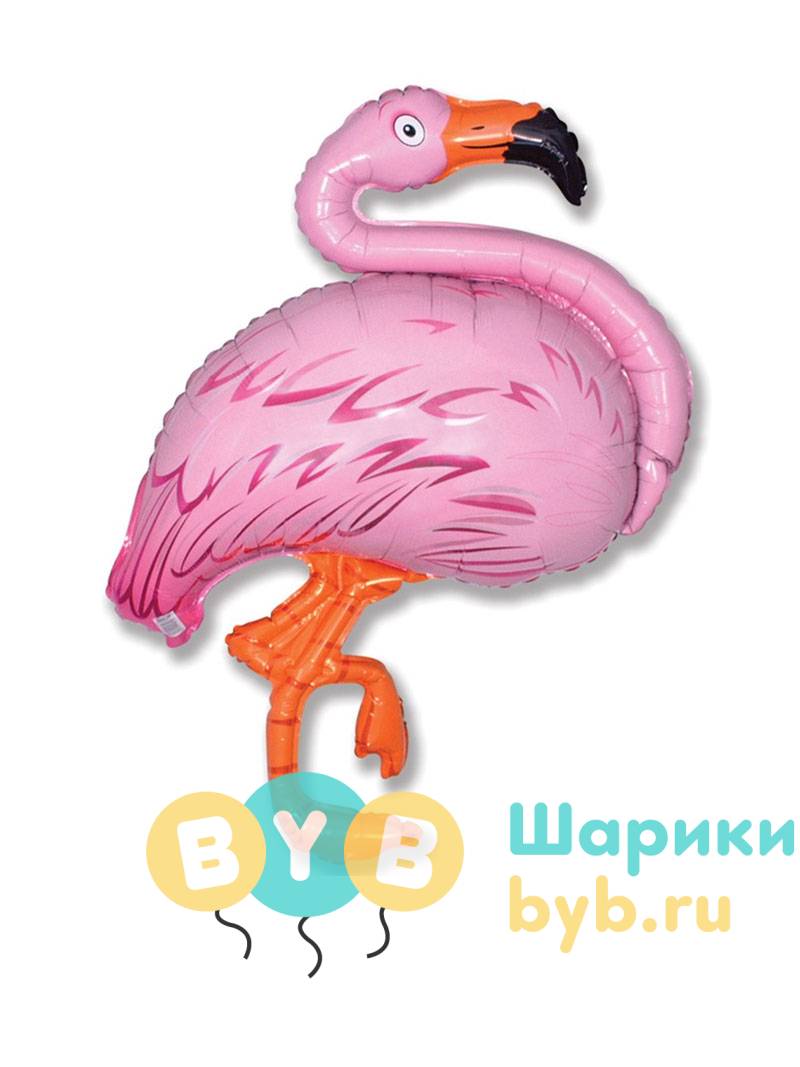 Шар фольгированный "Фламинго"