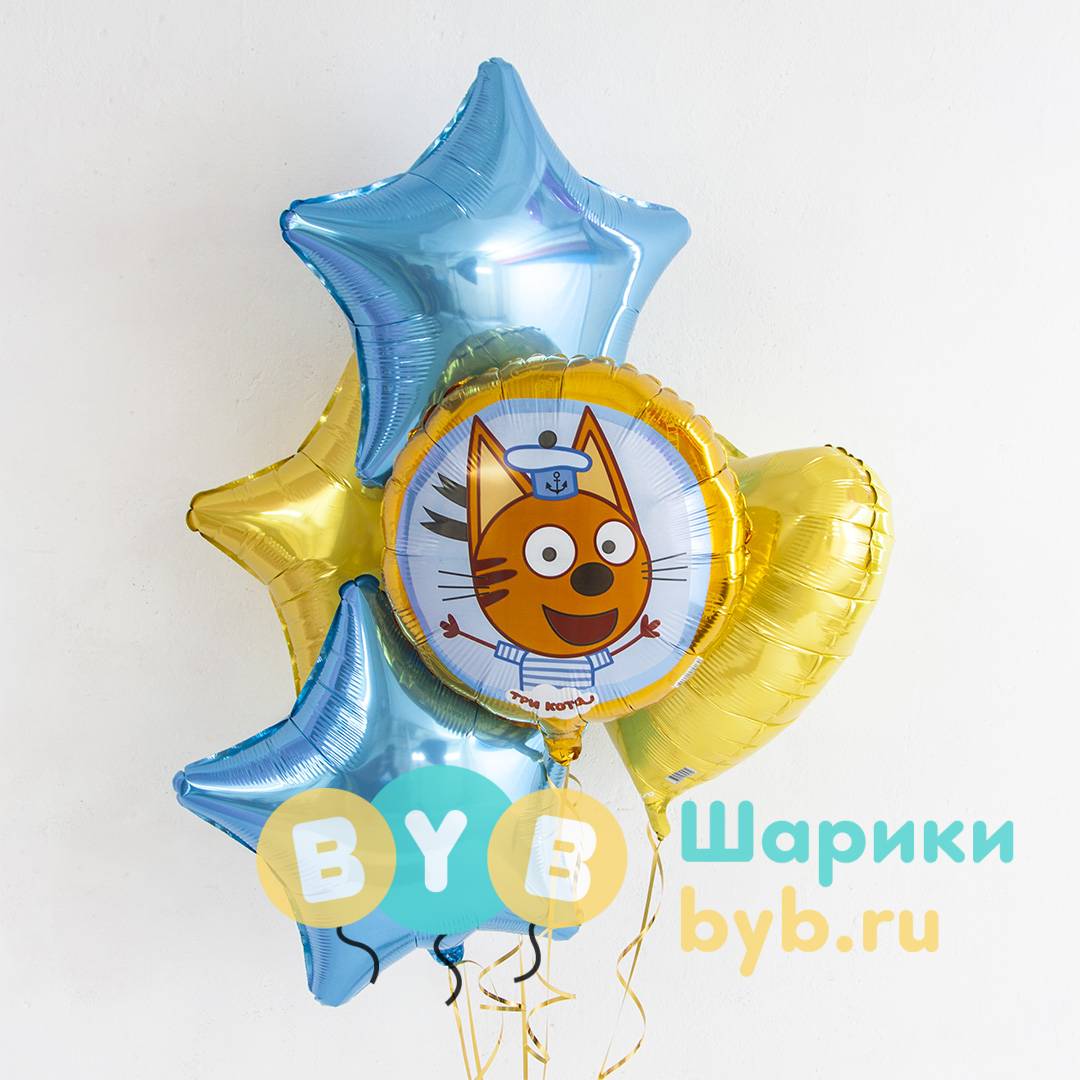 Шар фольгированный "Три Кота, Коржик"