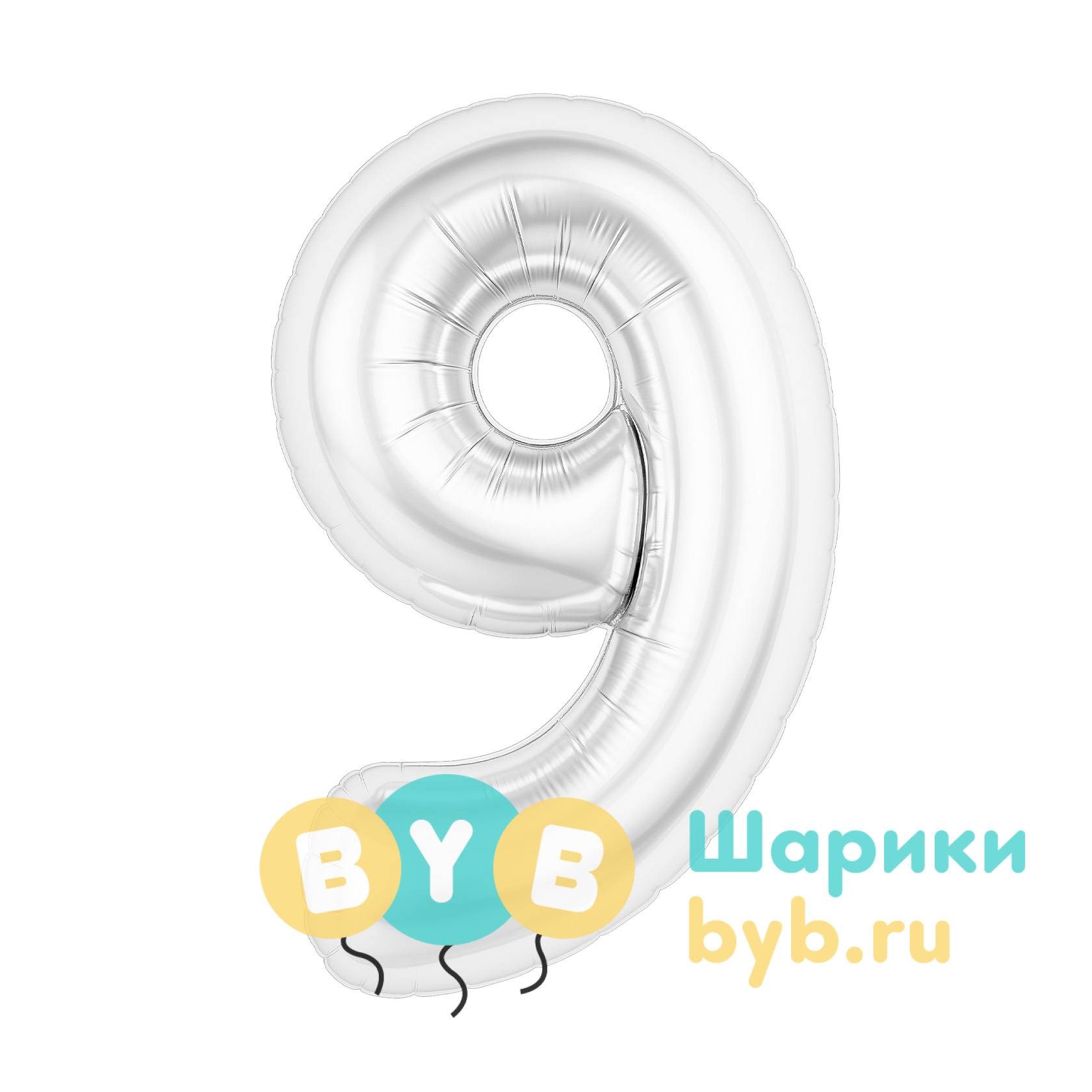 Цифра цвет "Белый блеск"