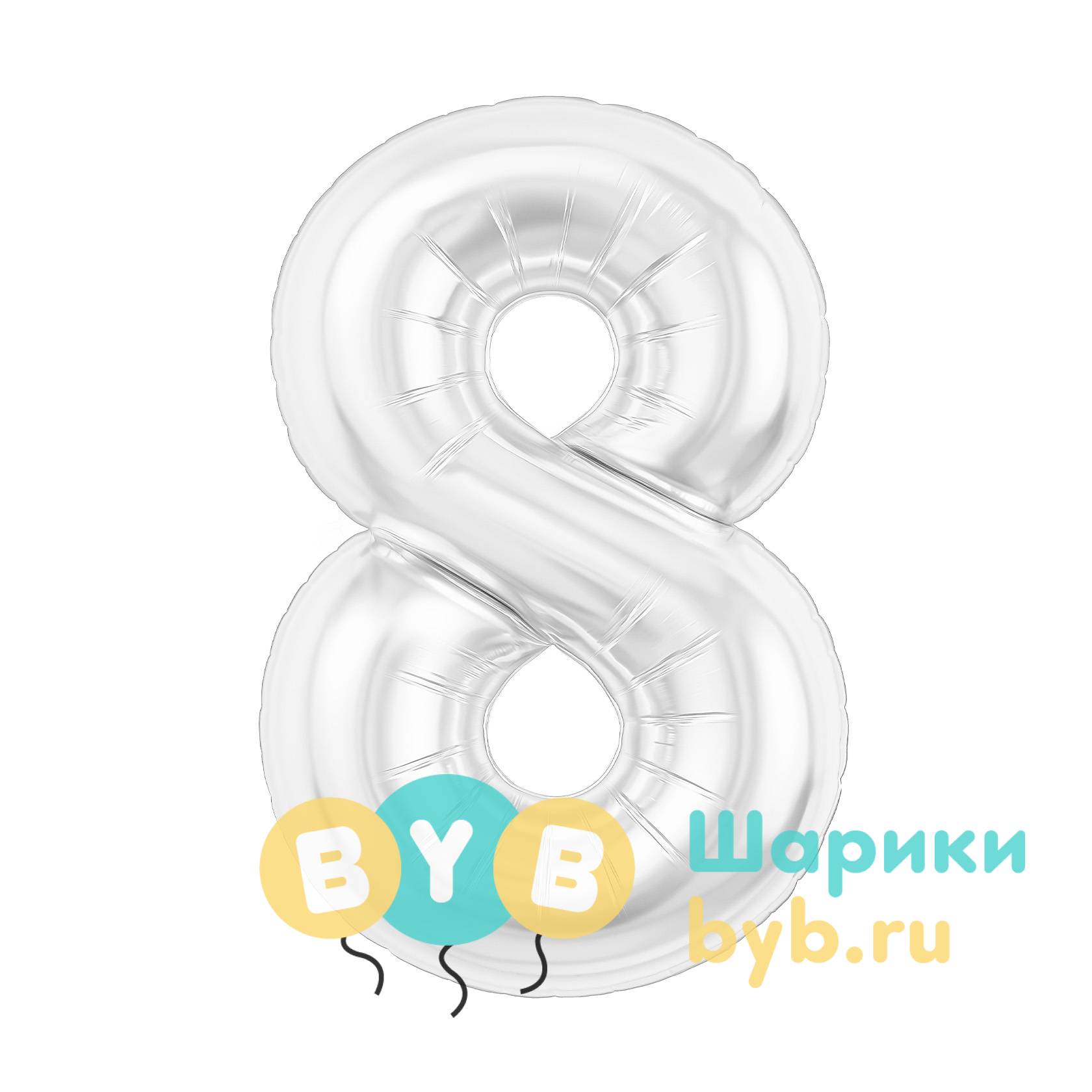 Цифра цвет "Белый блеск"