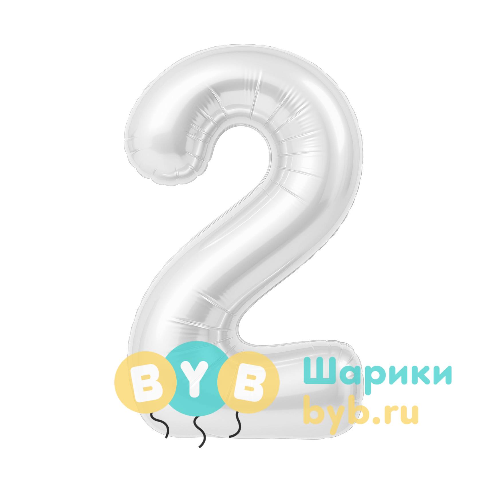 Цифра цвет "Белый блеск"