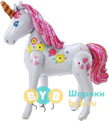 Ходячая фигура "Цветочный единорог"
