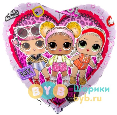 Шар фольгированный "Стильные подружки"