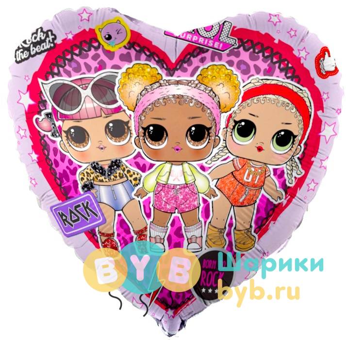 Шар фольгированный "Стильные подружки"