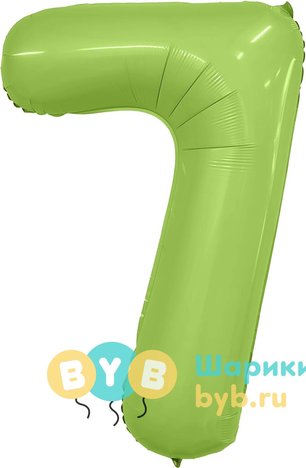 Цифра цвет салатовый