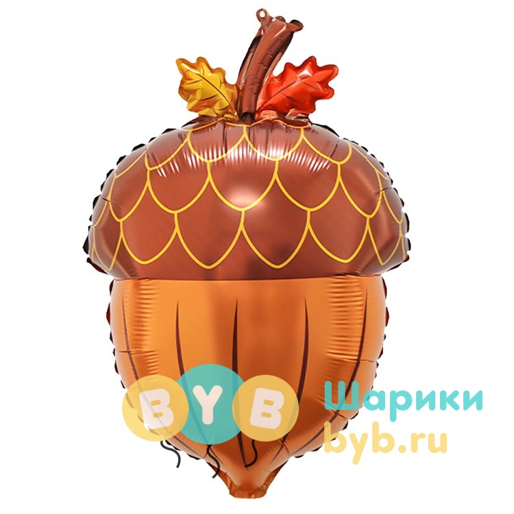 Шар фольгированный "Желудь"