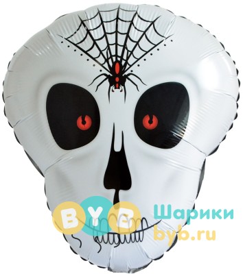 Шар фольгированный "Череп"