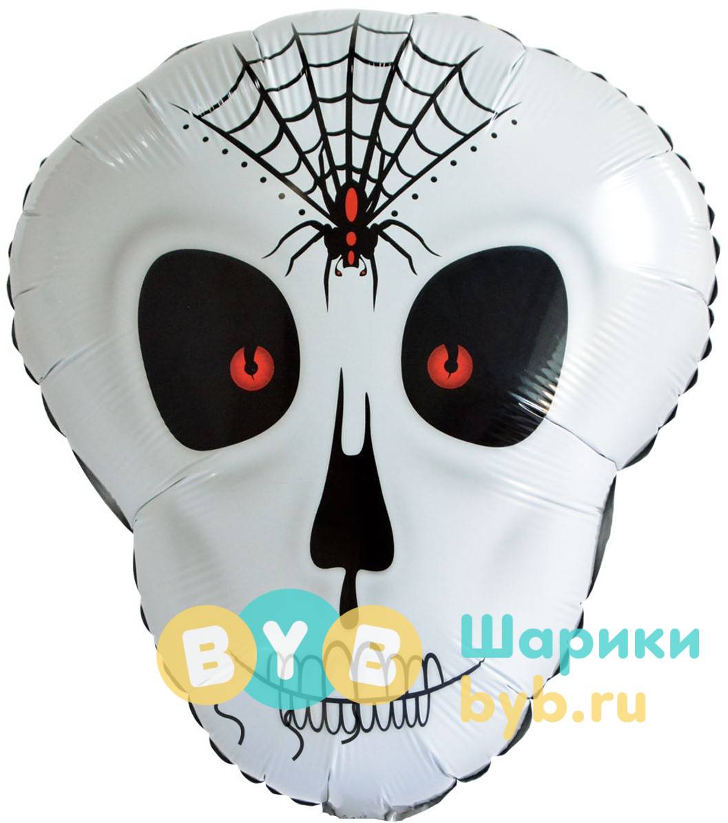 Шар фольгированный "Череп"
