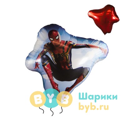 Шар фольгированный "Герои Марвел, Человек Паук"