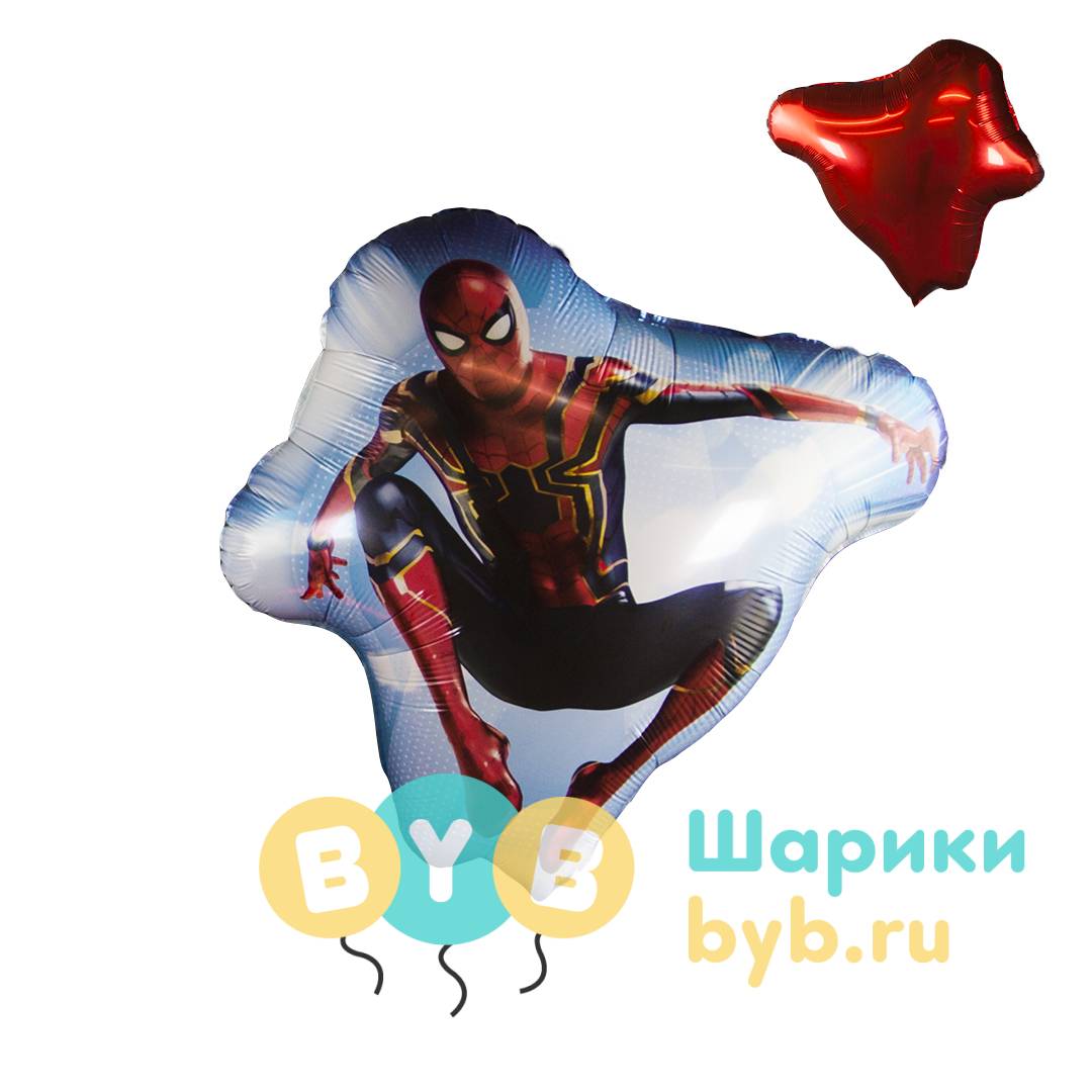 Шар фольгированный "Герои Марвел, Человек Паук"