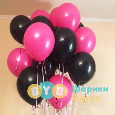 Облако шаров Black&Pink