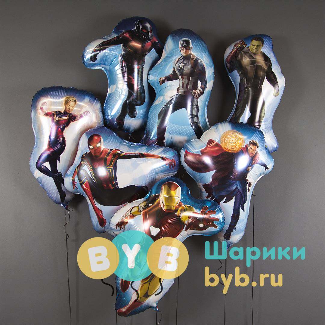Шар фольгированный "Герои Марвел, Халк"