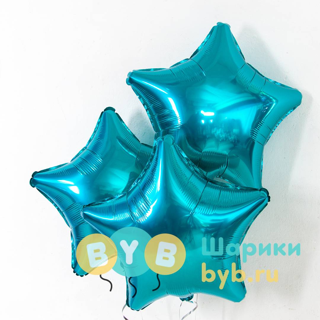 Шар фольгированный "Звезда Океан"