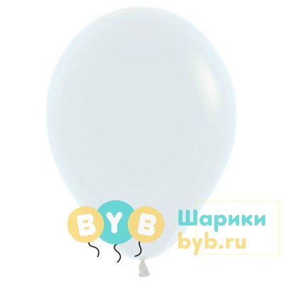 Шарик латексный пастель Экстра White