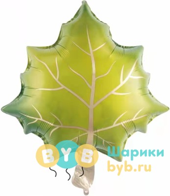 Шар фольгированный "Кленовый лист"