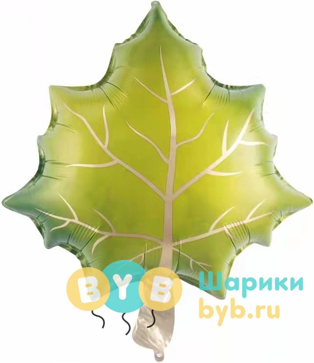 Шар фольгированный "Кленовый лист"