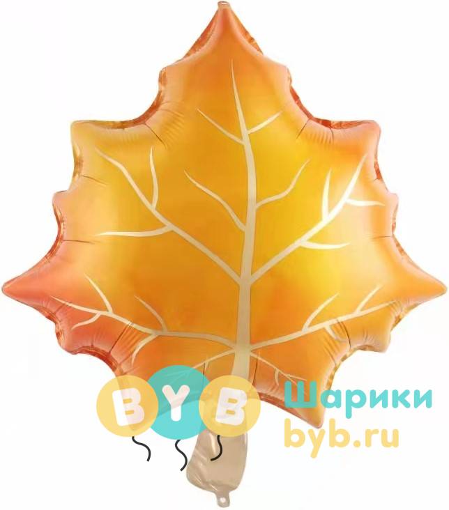 Шар фольгированный "Кленовый лист"