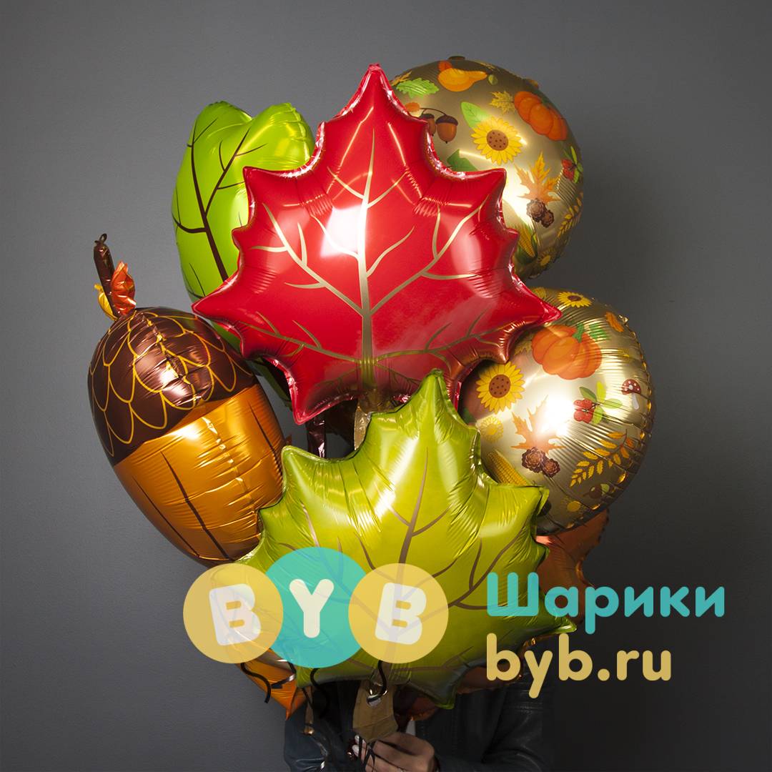 Шар фольгированный "Кленовый лист"