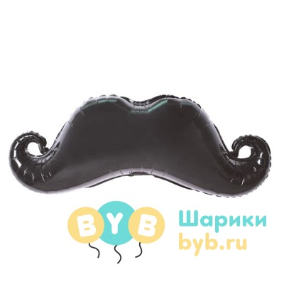 Шар фольгированный "Усы"
