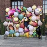Фотозона из фольгированных шаров