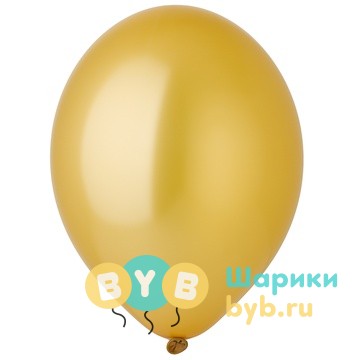 Шарик латексный Металлик Экстра Gold
