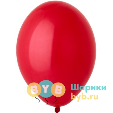 Шарик латексный пастель Экстра Red
