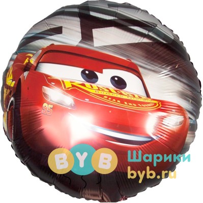 Шар фольгированный "Тачки, Молния МакКуин"
