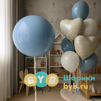 Сет ретро-голубой с гигантом, универсальный