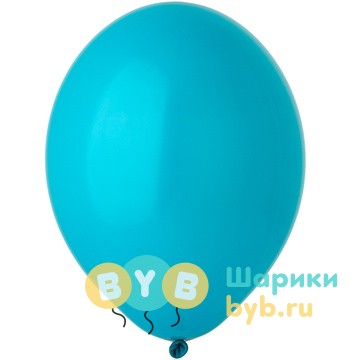 Шар латексный пастель Экстра Turquoise