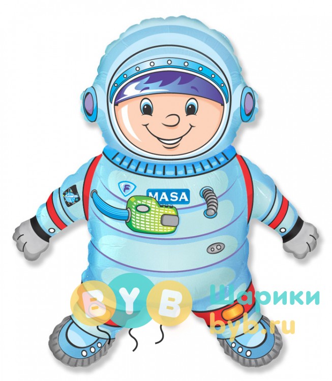 Шар фольгированный "Весёлый космонавт"