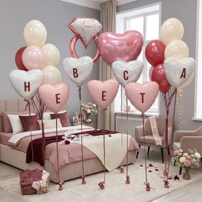Набор шаров на девичник «Невеста»