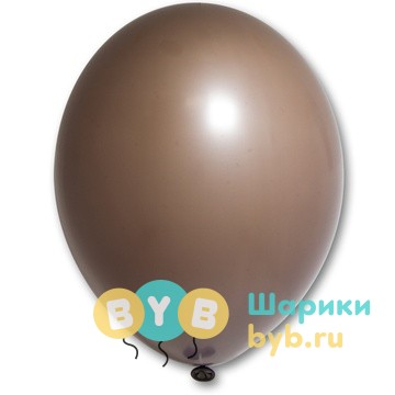Шарик латексный пастель Экстра Cocoa Brown
