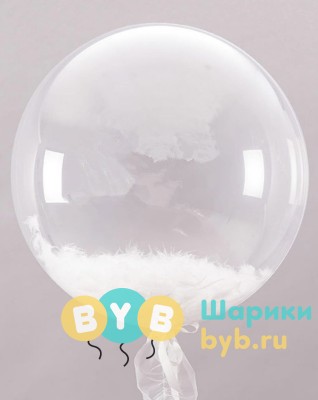 Большой шар с перьями