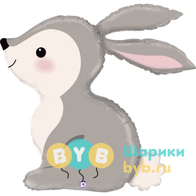 Шар фольгированный "Лесной Заяц"