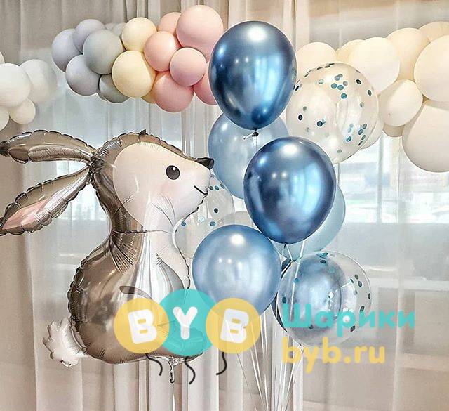 Шар фольгированный "Лесной Заяц"