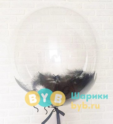 Большой шар с перьями